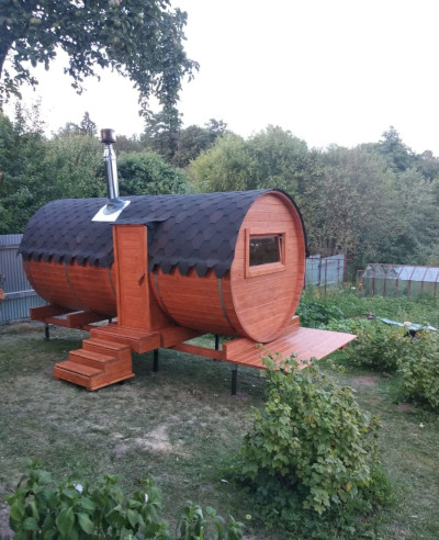 Бани-бочки с гарантией производителя