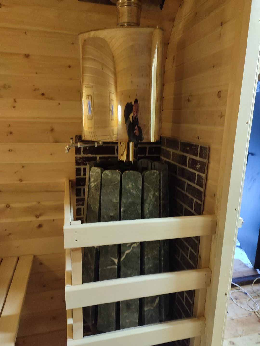 Фото готовых бань-бочек