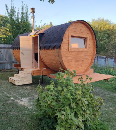 Бани-бочки с гарантией производителя