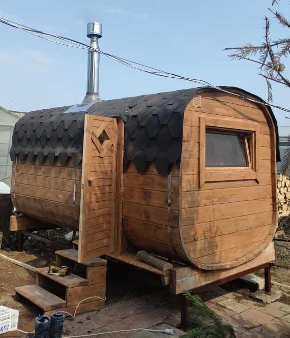 Готовая баня «Квадро»