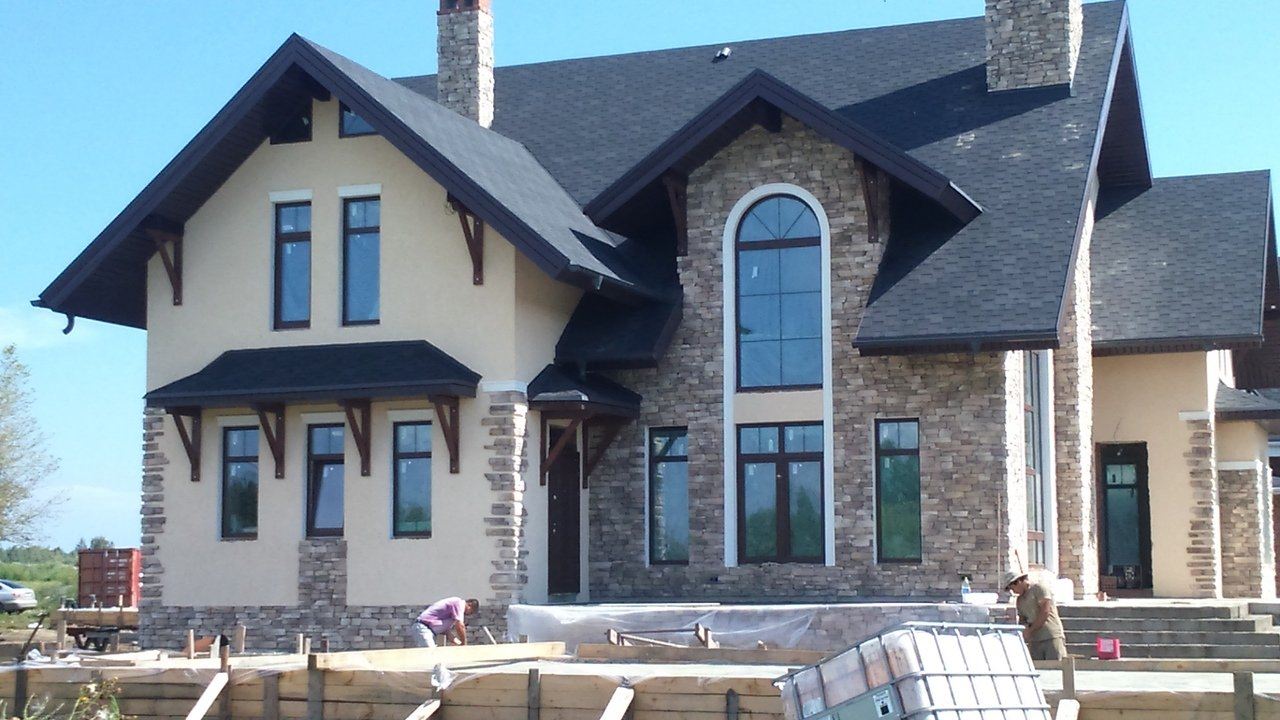 Фото строительства домов